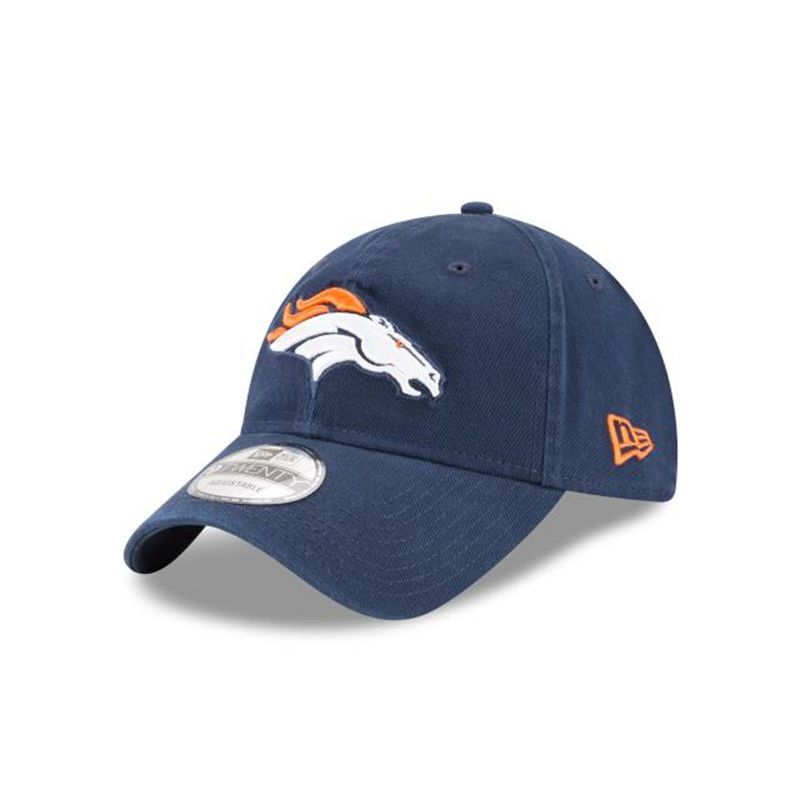 NFL Denver Broncos Core Classic 9Twenty Adjustable (HSG1307) - Blue New Era Caps